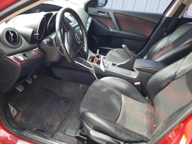 JM1BL1H3XA1276802 - 2010 MAZDA SPEED 3 წითელი ფოტო 7