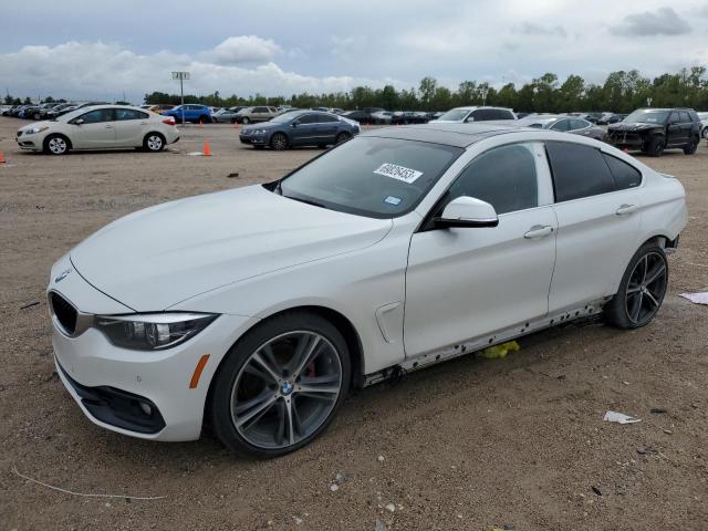 WBA4J3C59KBL05461 - 2019 BMW 430XI GRAN COUPE WHITE photo 1