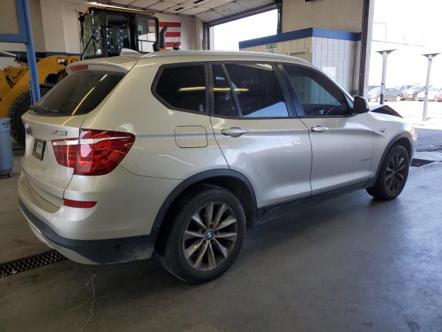 5UXWX9C59F0D51100 - 2015 BMW X3 XDRIVE28I SILVER photo 3