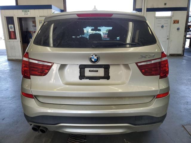 5UXWX9C59F0D51100 - 2015 BMW X3 XDRIVE28I SILVER photo 6