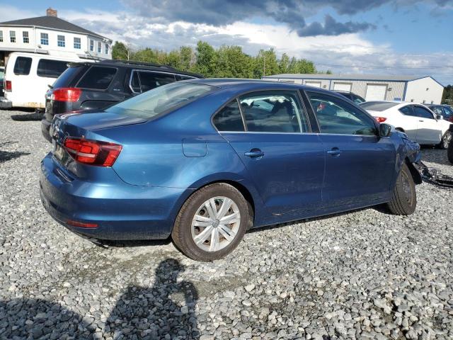 3VW2B7AJ2HM317710 - 2017 VOLKSWAGEN JETTA S BLUE photo 3