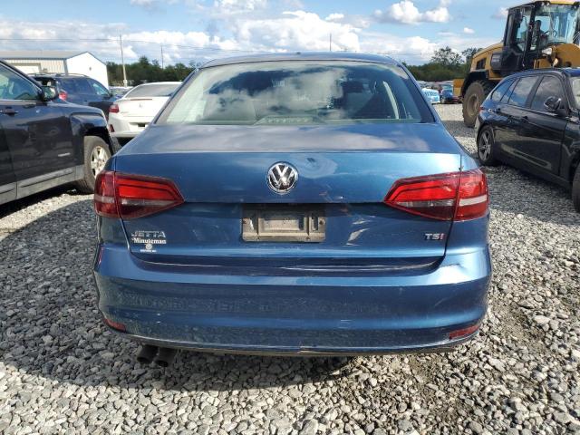 3VW2B7AJ2HM317710 - 2017 VOLKSWAGEN JETTA S BLUE photo 6