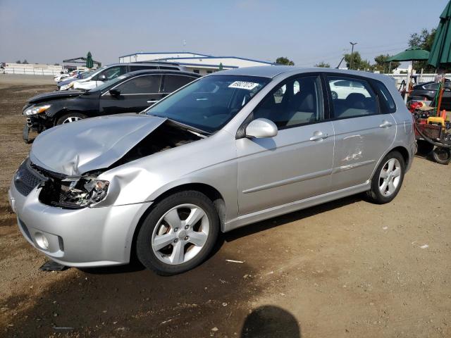 KNAFE162985022083 - 2008 KIA SPECTRA5 5 SX SILVER photo 1