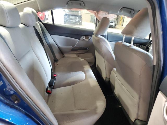 19XFB2F5XDE222139 - 2013 HONDA CIVIC LX Կապույտ լուսանկար 10