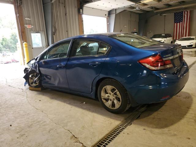 19XFB2F5XDE222139 - 2013 HONDA CIVIC LX Կապույտ լուսանկար 2
