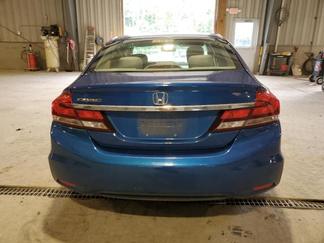 19XFB2F5XDE222139 - 2013 HONDA CIVIC LX Կապույտ լուսանկար 6