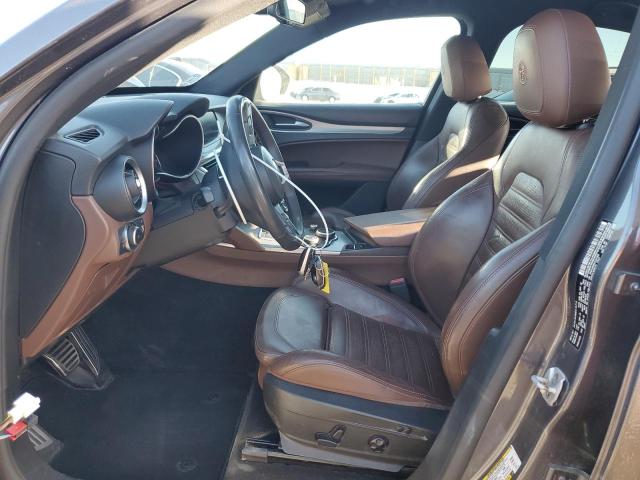 ZASFAKNN2J7C01955 - 2018 ALFA ROMEO STELVIO TI SPORT GRAY photo 7