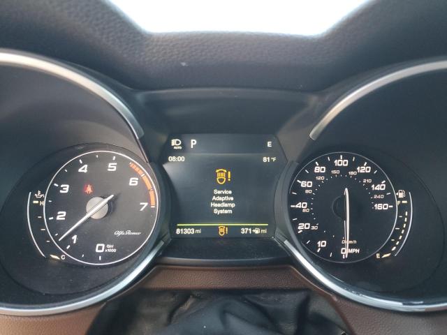 ZASFAKNN2J7C01955 - 2018 ALFA ROMEO STELVIO TI SPORT GRAY photo 9