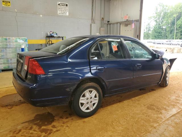 2HGES268X3H537369 - 2003 HONDA CIVIC EX BLUE photo 3