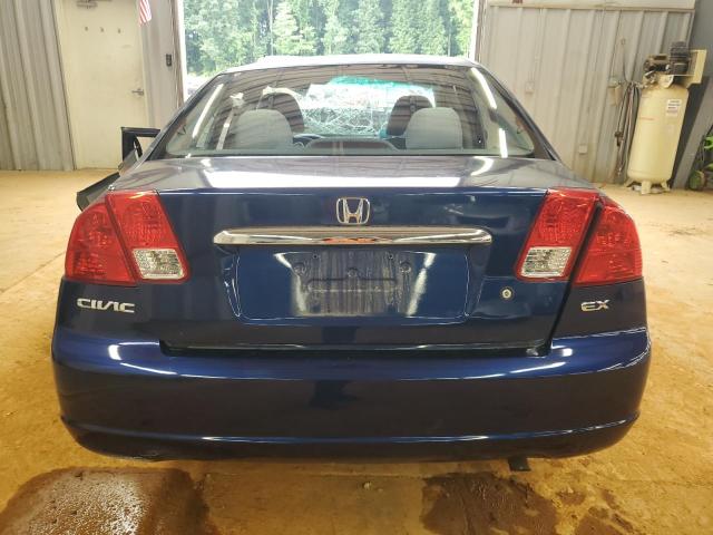 2HGES268X3H537369 - 2003 HONDA CIVIC EX BLUE photo 6