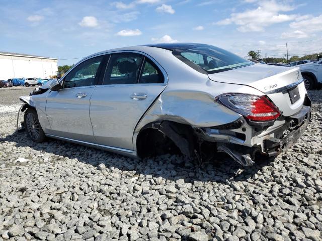 55SWF4KB0FU029506 - 2015 MERCEDES-BENZ C 300 4MATIC SILVER photo 2