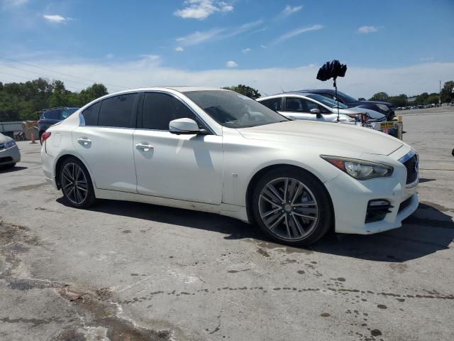 JN1BV7AP8FM347398 - 2015 INFINITI Q50 BASE WHITE photo 4