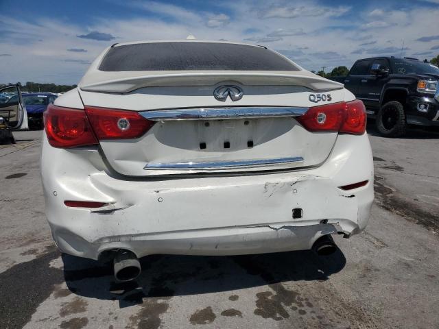 JN1BV7AP8FM347398 - 2015 INFINITI Q50 BASE WHITE photo 6