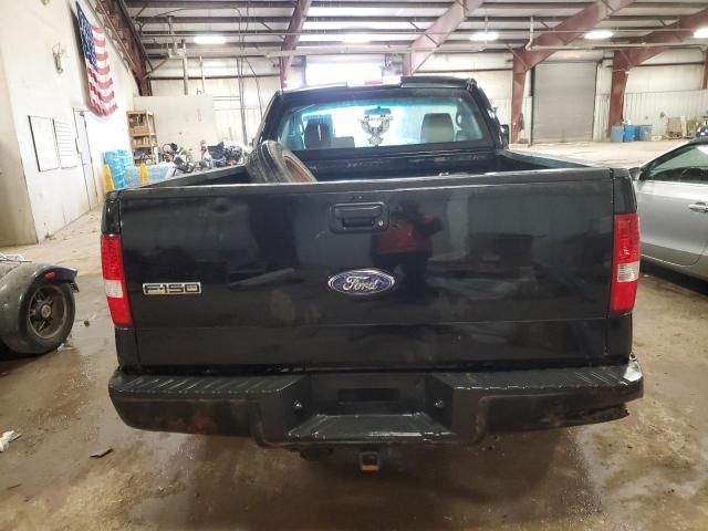 1FTRF12268KE92723 - 2008 FORD F150 BLACK photo 6