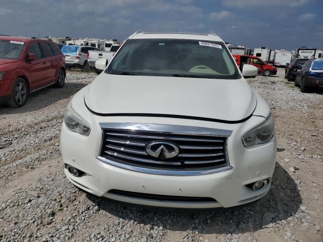 5N1AL0MN9EC545925 - 2014 INFINITI QX60 WHITE photo 5