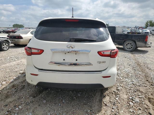 5N1AL0MN9EC545925 - 2014 INFINITI QX60 WHITE photo 6