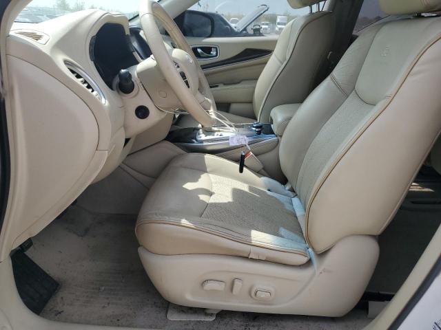 5N1AL0MN9EC545925 - 2014 INFINITI QX60 WHITE photo 7