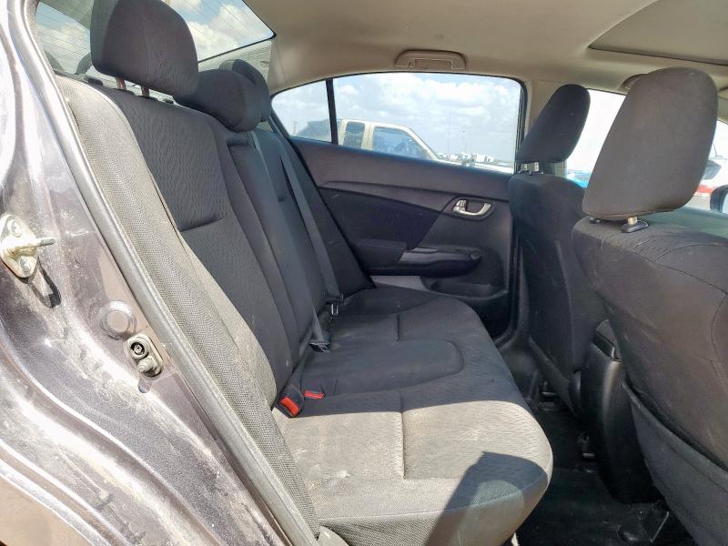 19XFB2F86FE075122 - 2015 HONDA CIVIC EX Szary zdjęcie 10
