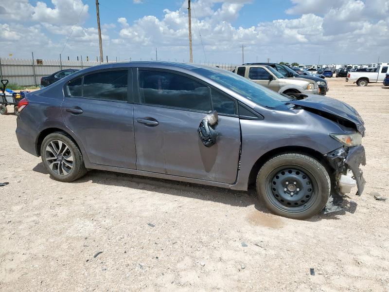19XFB2F86FE075122 - 2015 HONDA CIVIC EX Szary zdjęcie 4