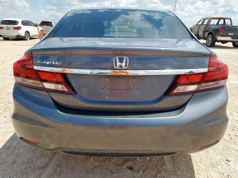 19XFB2F86FE075122 - 2015 HONDA CIVIC EX Szary zdjęcie 6