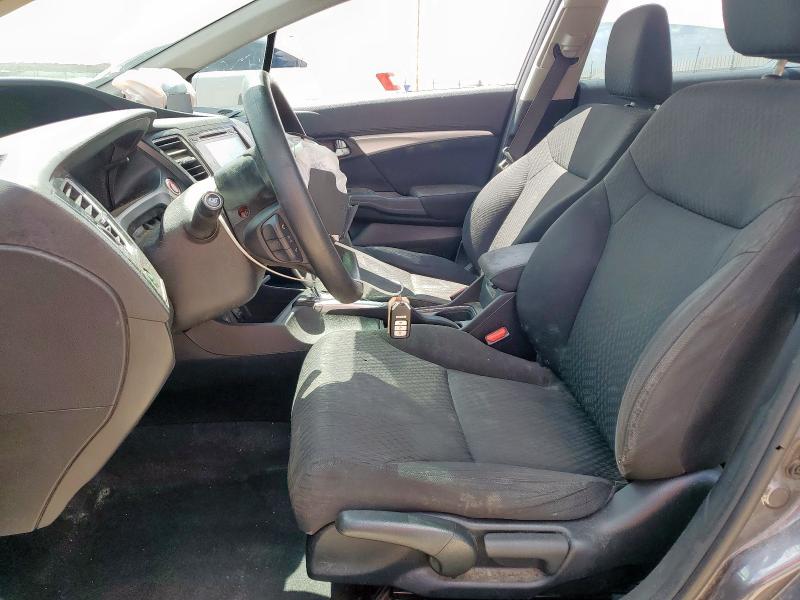 19XFB2F86FE075122 - 2015 HONDA CIVIC EX Szary zdjęcie 7