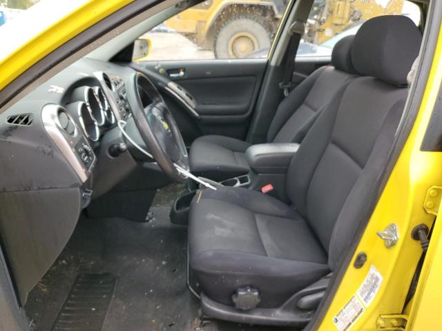 2T1KR32E64C293309 - 2004 TOYOTA COROLLA MA XR YELLOW photo 7