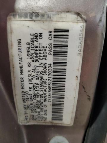 1Y1SK5465LZ130334 - 1990 GEO PRIZM BASE BEIGE photo 12