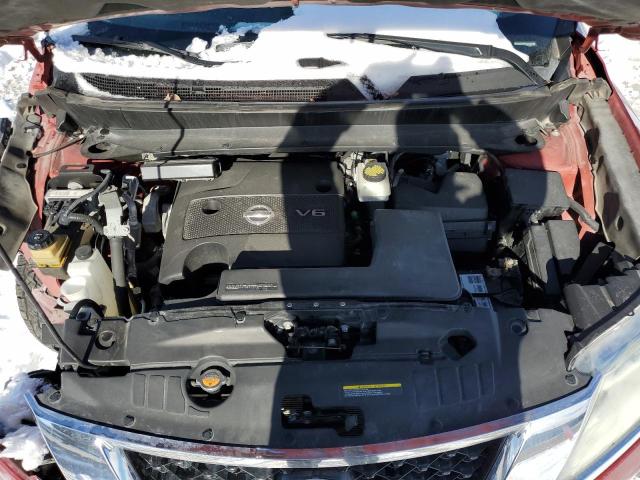 5N1AR2MM5FC600485 - 2015 NISSAN PATHFINDER S RED photo 12