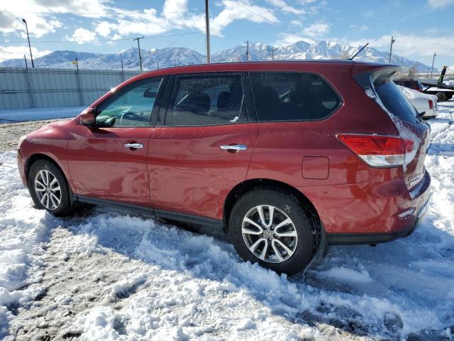 5N1AR2MM5FC600485 - 2015 NISSAN PATHFINDER S RED photo 2