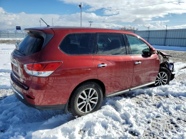 5N1AR2MM5FC600485 - 2015 NISSAN PATHFINDER S RED photo 3
