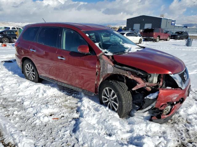 5N1AR2MM5FC600485 - 2015 NISSAN PATHFINDER S RED photo 4