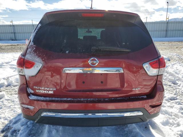 5N1AR2MM5FC600485 - 2015 NISSAN PATHFINDER S RED photo 6