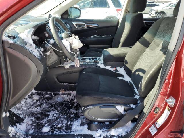 5N1AR2MM5FC600485 - 2015 NISSAN PATHFINDER S RED photo 7
