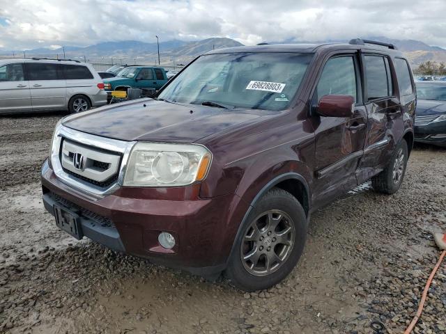 5FNYF488X9B053001 - 2009 HONDA PILOT TOURING BURGUNDY photo 1