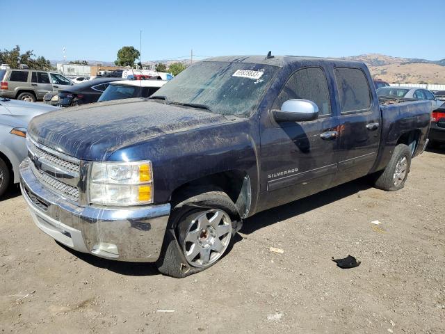 3GCPCSE07CG218527 - 2012 CHEVROLET SILVERADO C1500 LT BLUE photo 1