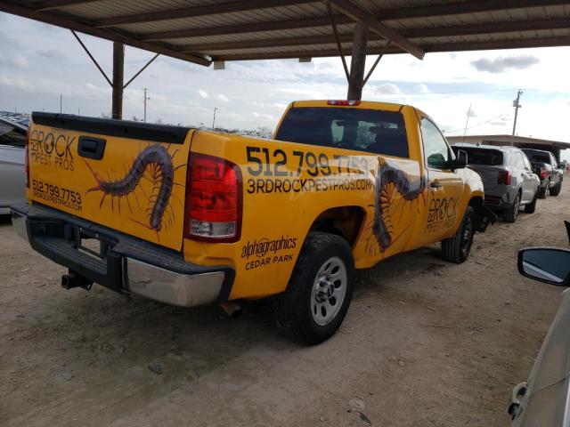 1GTN1TE02CZ122890 - 2012 GMC SIERRA C1500 YELLOW photo 3