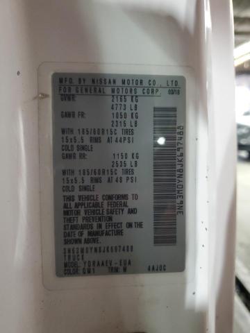 3N63M0YN8JK697488 - 2018 CHEVROLET CITY EXPRESS LS WHITE photo 13