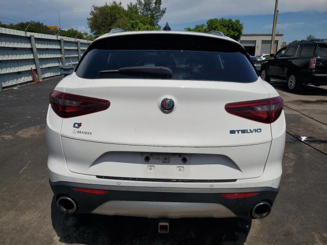 ZASFAKBN5J7C18172 - 2018 ALFA ROMEO STELVIO TI თეთრი ფოტო 6