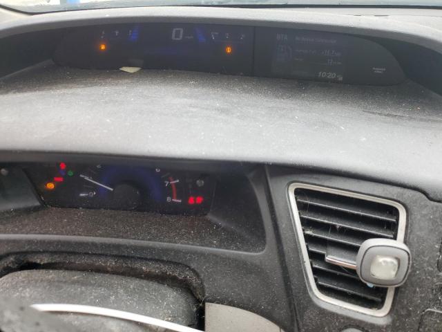 2HGFG3B82DH500254 - 2013 HONDA CIVIC EX BLACK photo 9