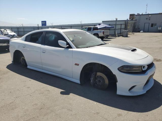 2C3CDXGJ6KH728269 - 2019 DODGE CHARGER SCAT PACK WHITE photo 4