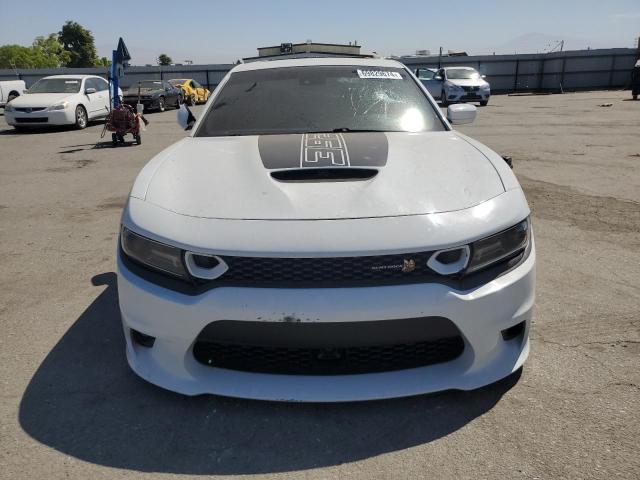 2C3CDXGJ6KH728269 - 2019 DODGE CHARGER SCAT PACK WHITE photo 5