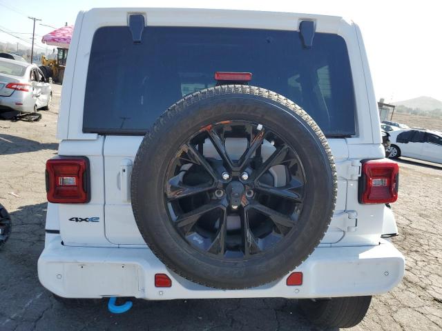 1C4JJXP62MW674805 - 2021 JEEP WRANGLER U SAHARA 4XE WHITE photo 6