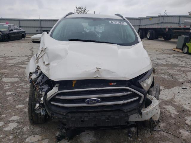 MAJ6P1UL2JC215286 - 2018 FORD ECOSPORT SE WHITE photo 5