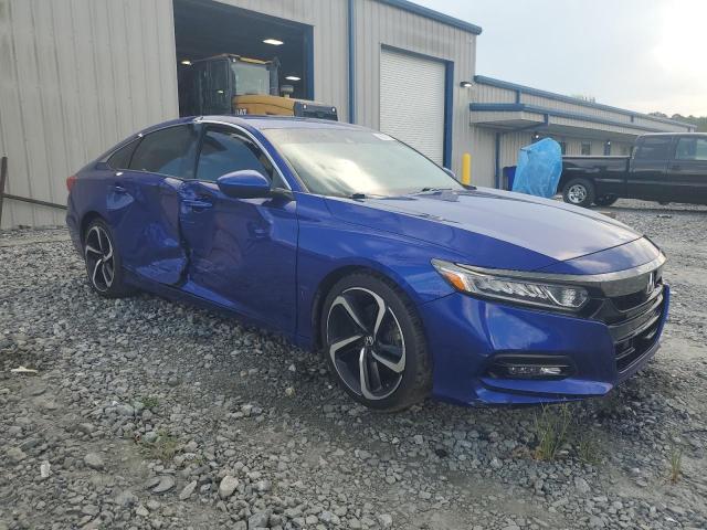 1HGCV1F39JA234494 - 2018 HONDA ACCORD SPORT 蓝色 照片 4