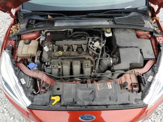 1FADP3N27JL280742 - 2018 FORD FOCUS TITANIUM ORANGE photo 11