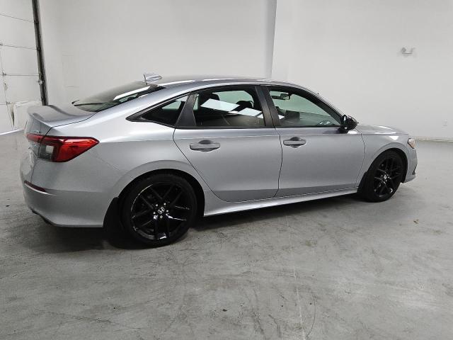 2HGFE2F57NH515835 - 2022 HONDA CIVIC SPORT Серебристый фото 3