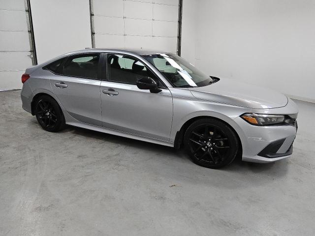 2HGFE2F57NH515835 - 2022 HONDA CIVIC SPORT Серебристый фото 4