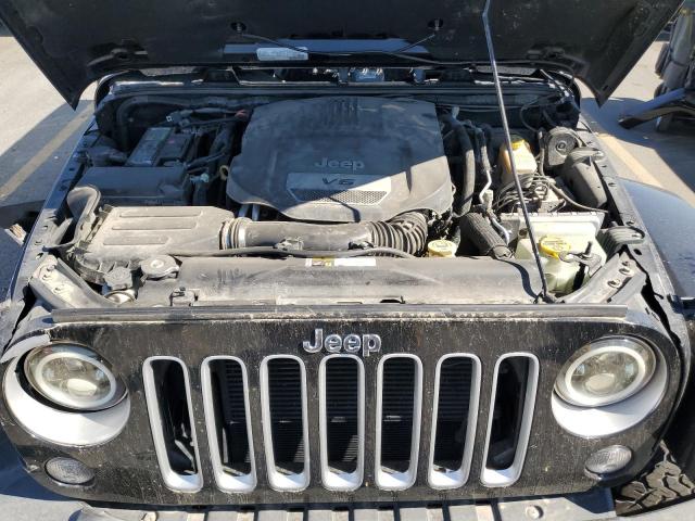 1C4BJWEGXGL331384 - 2016 JEEP WRANGLER U SAHARA Սև լուսանկար 11
