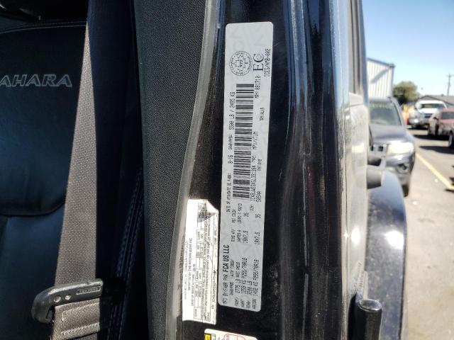 1C4BJWEGXGL331384 - 2016 JEEP WRANGLER U SAHARA Սև լուսանկար 12