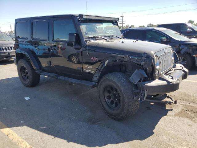1C4BJWEGXGL331384 - 2016 JEEP WRANGLER U SAHARA Սև լուսանկար 4